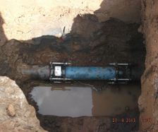 Repaired Pipe Section
